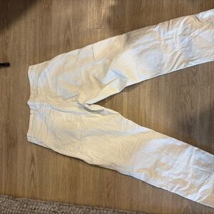 Madewell Cream Relaxed Pants
